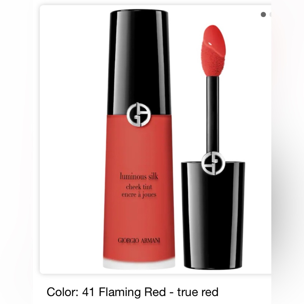 Giorgio Armani Luminous Silk Cheek Tint - Flaming Red. NIB